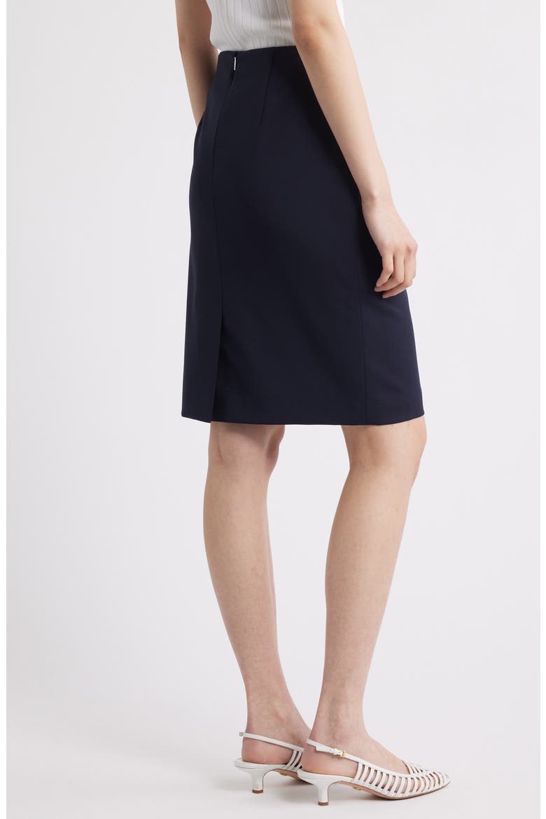 Vileah Virgin Wool Pencil Skirt, Alternate, color, DARK BLUE