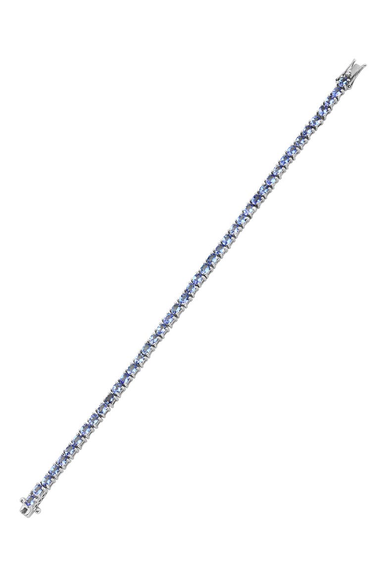 Sterling Silver Tanzanite Tennis Bracelet, Alternate, color, PURPLE