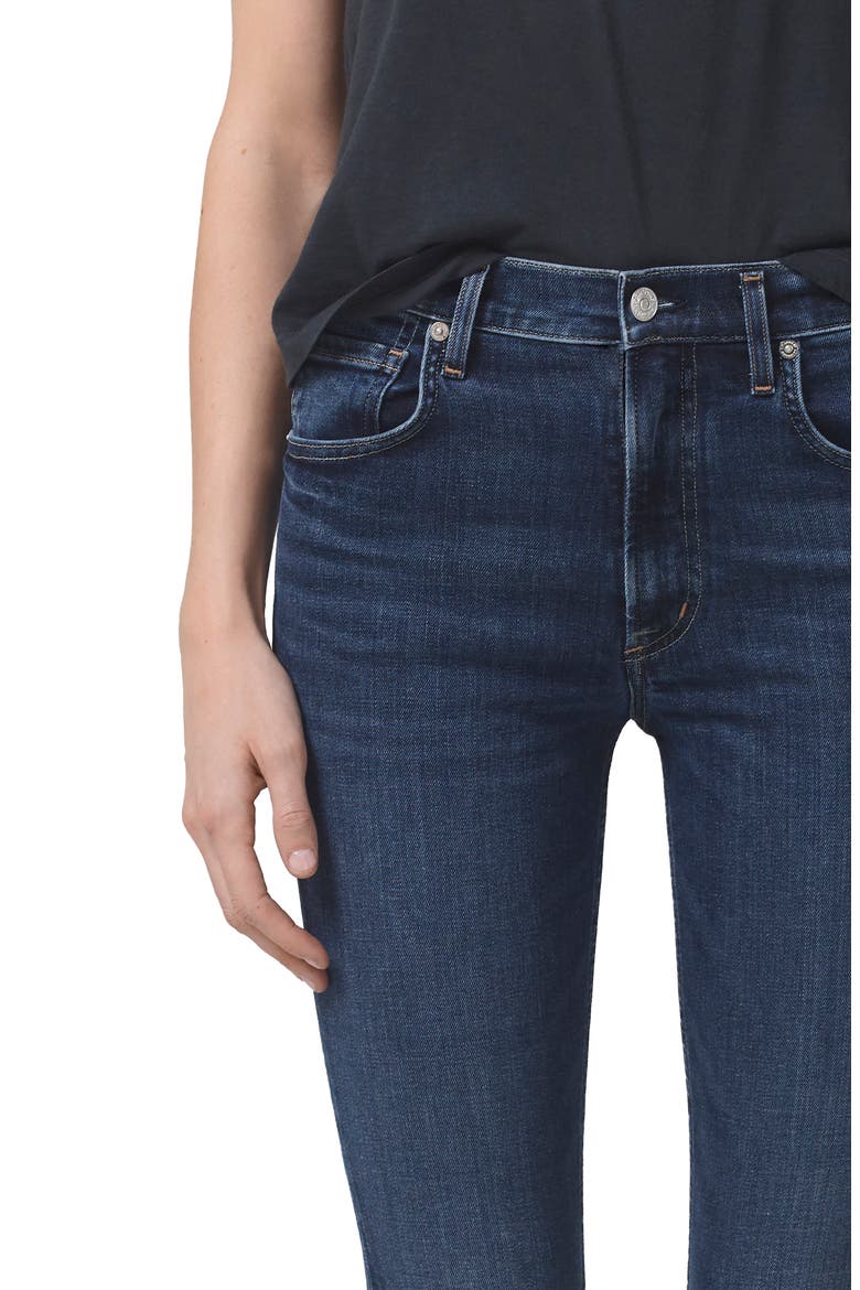Sloane Mid Rise Skinny Jeans, Alternate, color, BALTIC