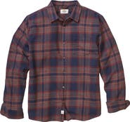 Marine Layer Tahoe Plaid Flannel Button-Up Shirt
