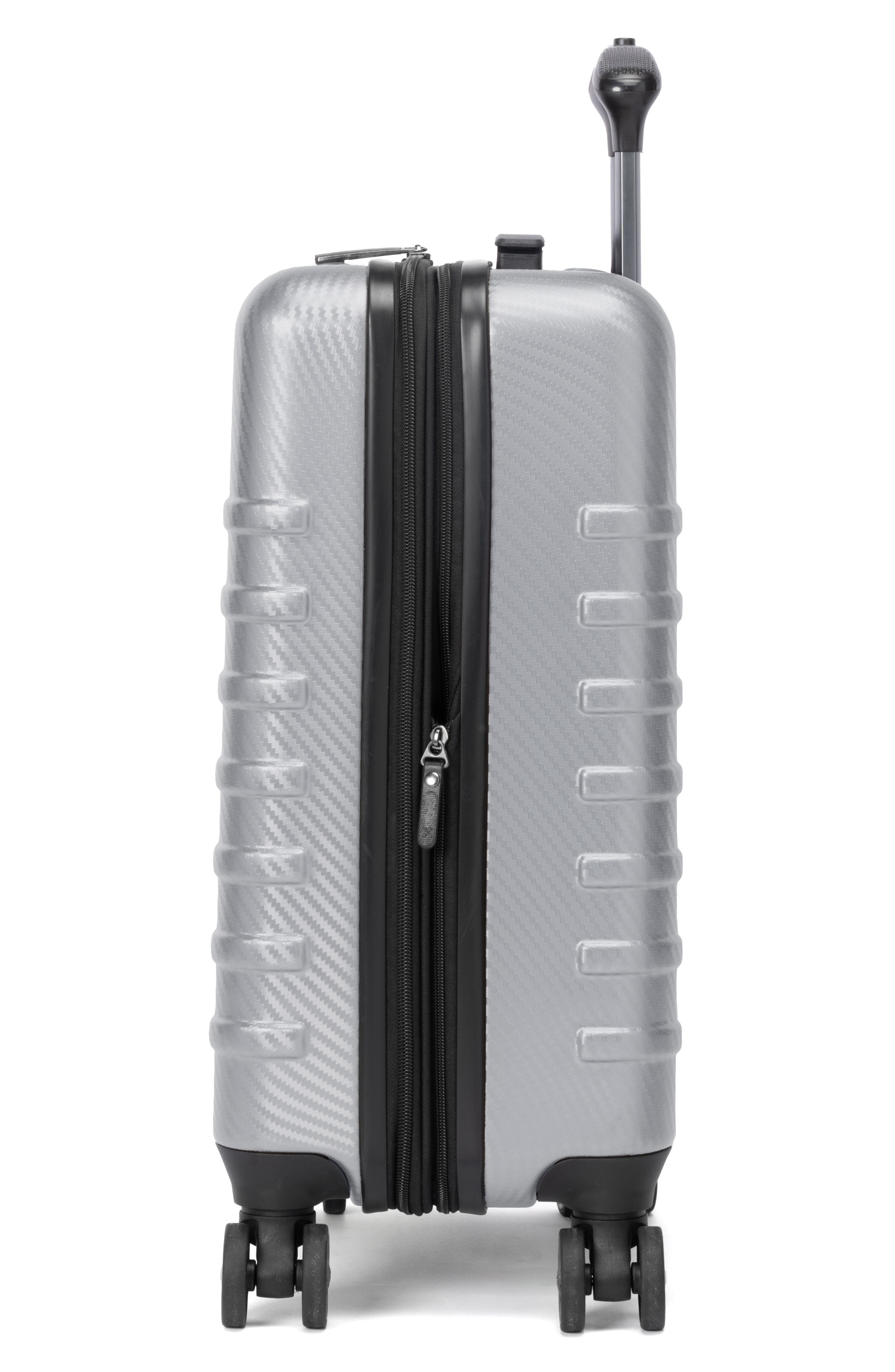 TRAVELPRO Rollmaster Lite 2 20-Inch Expandable Carry-On Luggage, Alternate, color, Grey Carbon Fiber