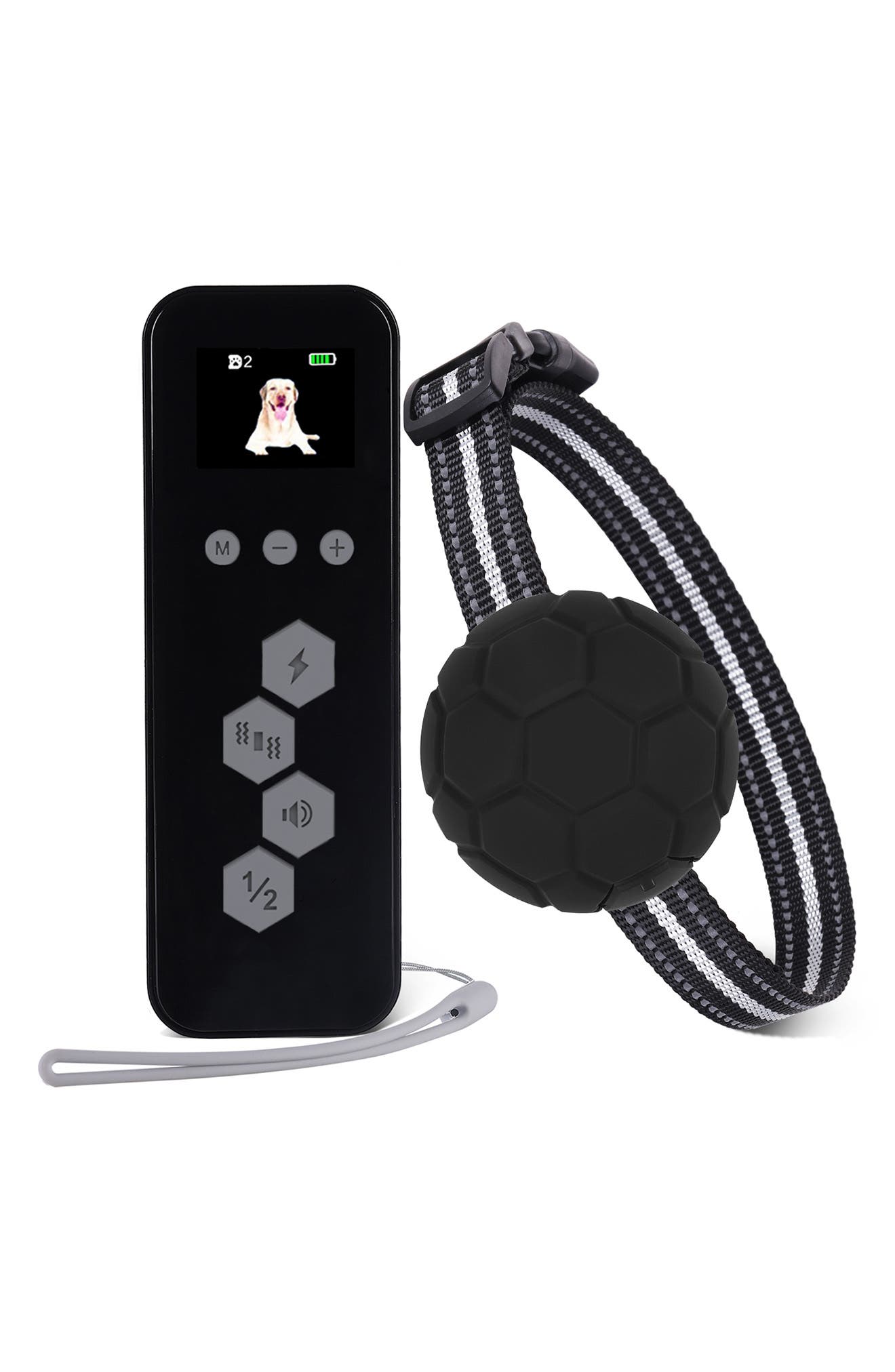 PET LIFE Howless LED 1-to-2 Dog 1,200 Foot Range 7-Level Vibration and Sound Training Dog Collar