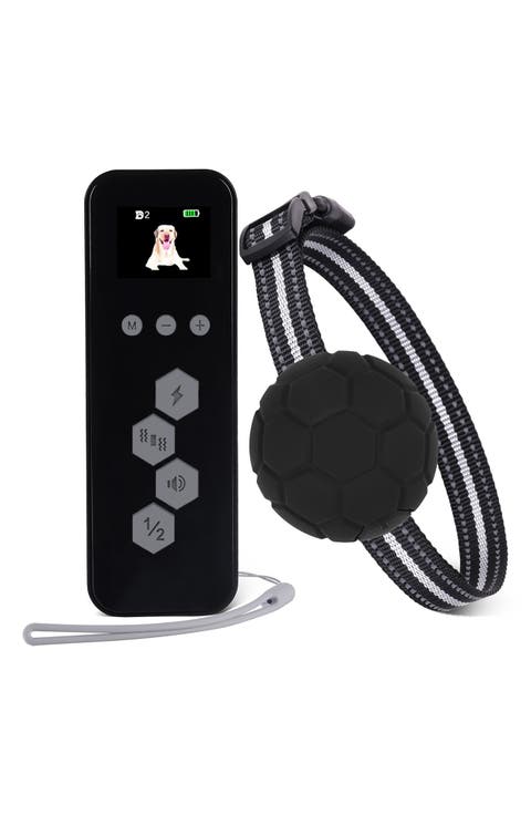 Howless LED 1-to-2 Dog 1,200 Foot Range 7-Level Vibration and Sound Training Dog Collar