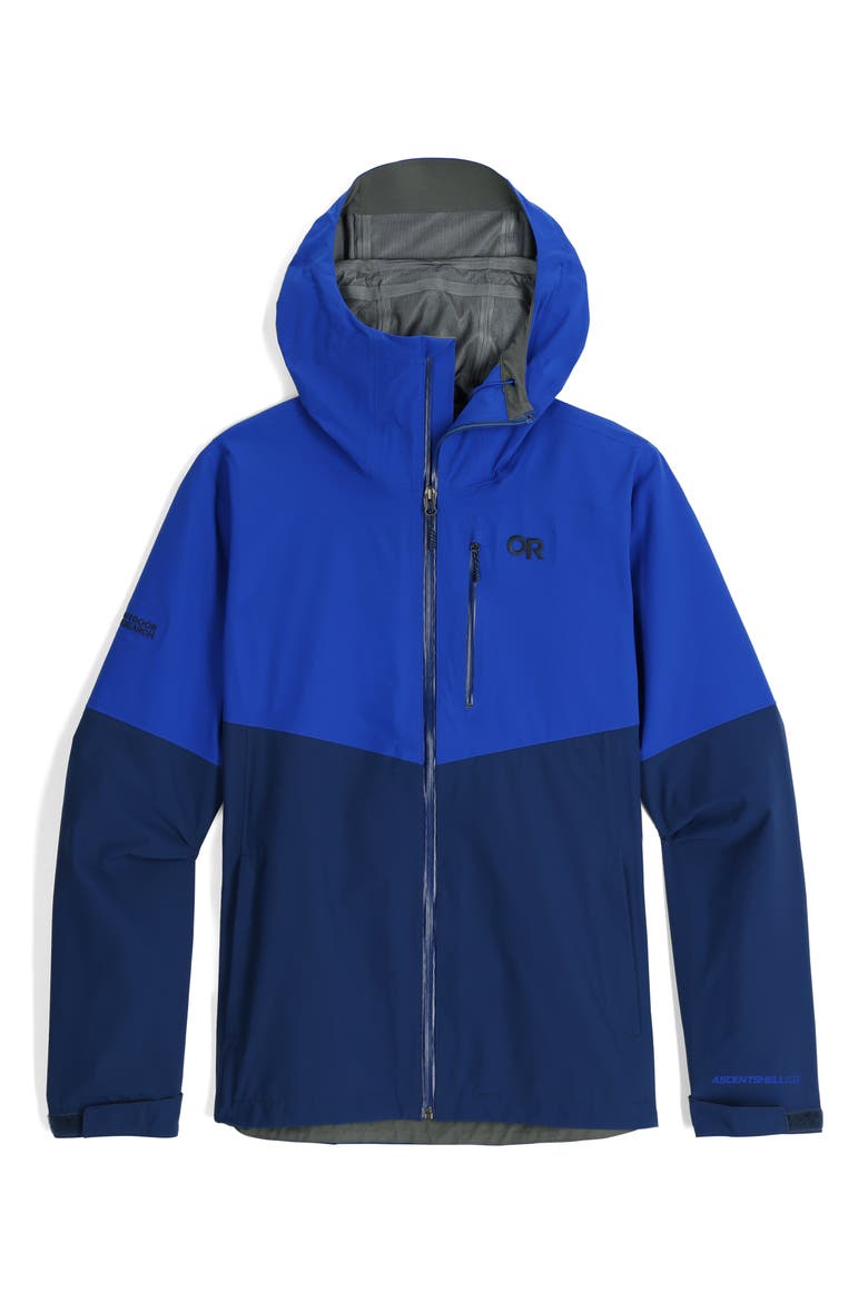 Foray 3L Waterproof Jacket, Alternate, color, TOPAZ/ CENOTE