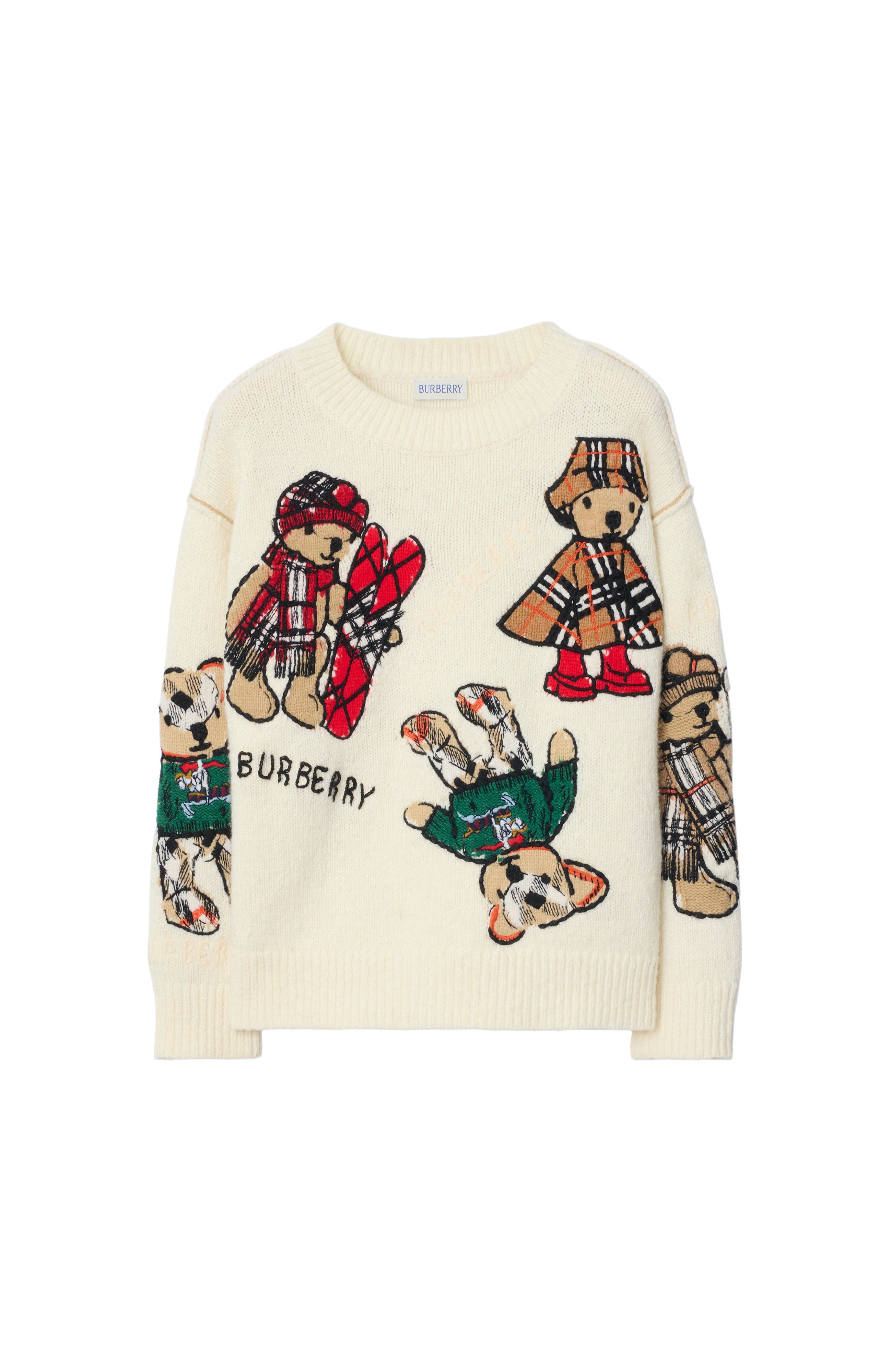 【美品】BURBERRY バーバリー ニット セーター ベア くま アンゴラ混 Thomas Bear and Friends Wool Blend Sweater (Men) | Nordstrom