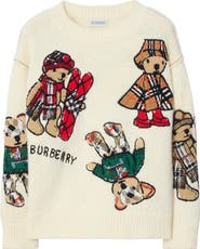 Burberry Thomas Bear and Friends Wool Blend Sweater