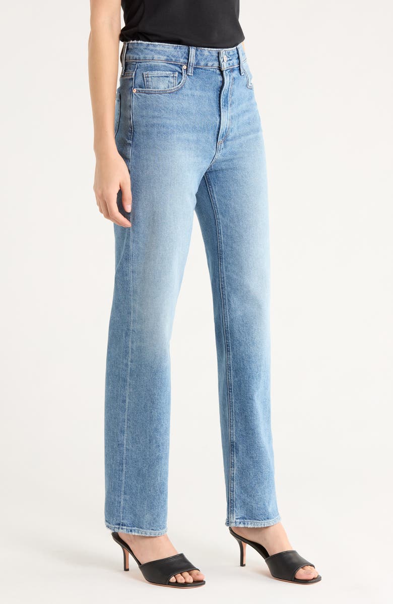 PAIGE Stevie High Waist Straight Leg Jeans, Alternate, color, Heroes