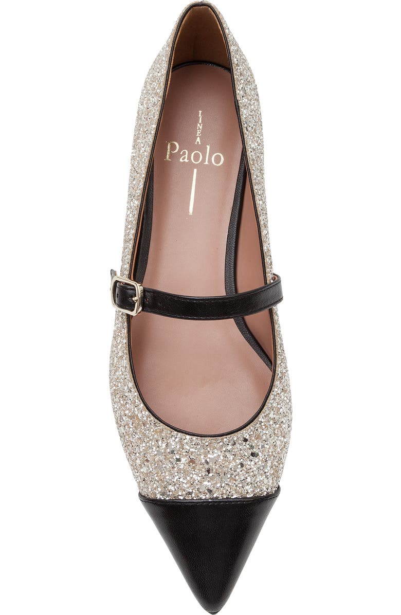 Linea Paolo Niara Flat, Alternate, color, Light Gold/ Black