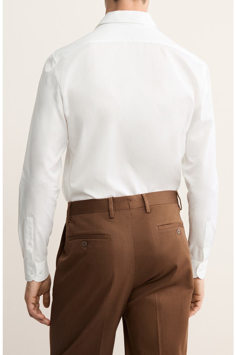 Cotton Button-Up Shirt, Alternate, color, WHITE