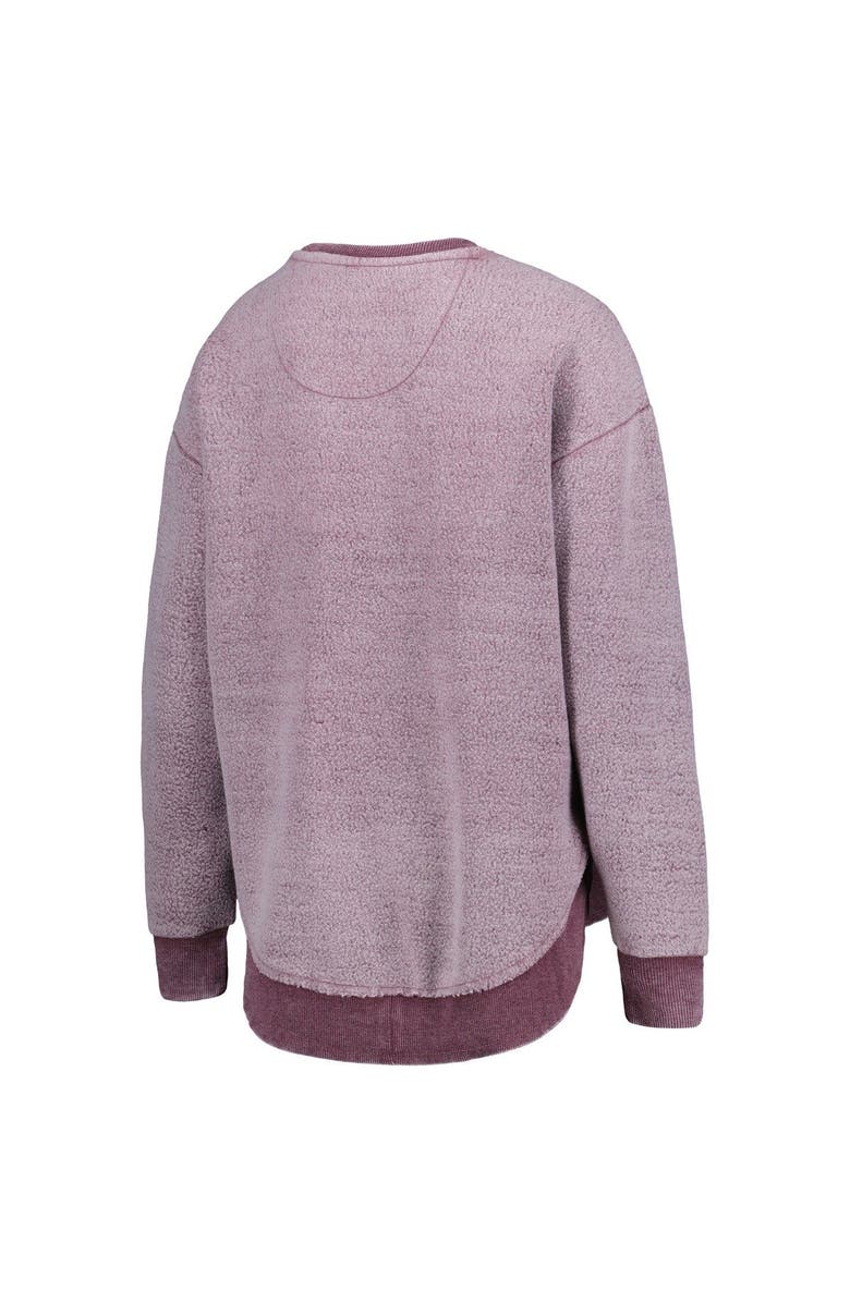 PRESSBOX Women's Pressbox Maroon Texas A&M Aggies Ponchoville Pullover Sweatshirt, Alternate, color, Maroon
