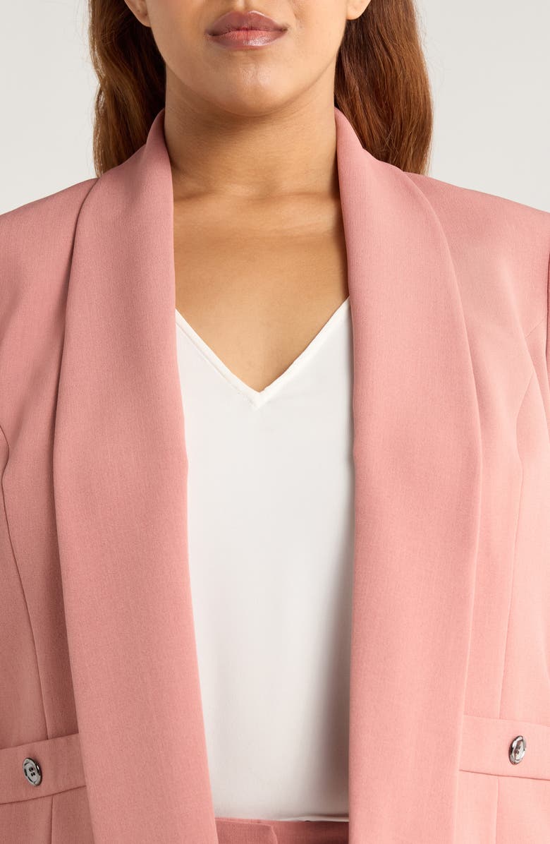 KASPER Shawl Collar Blazer, Alternate, color, Tearose