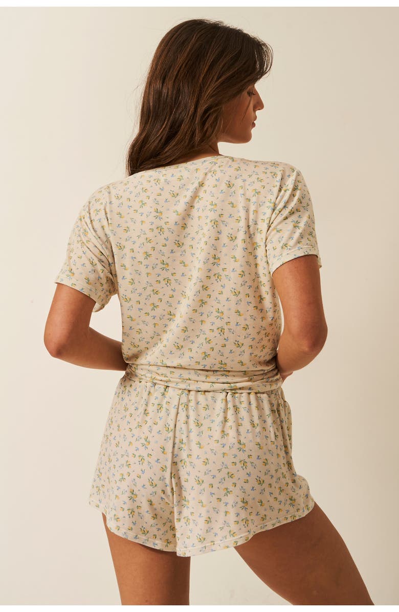 Stripe & Stare T-Shirt & Short Set, Alternate, color, 