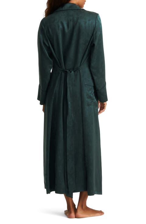 Mulberry Silk Jacquard Robe