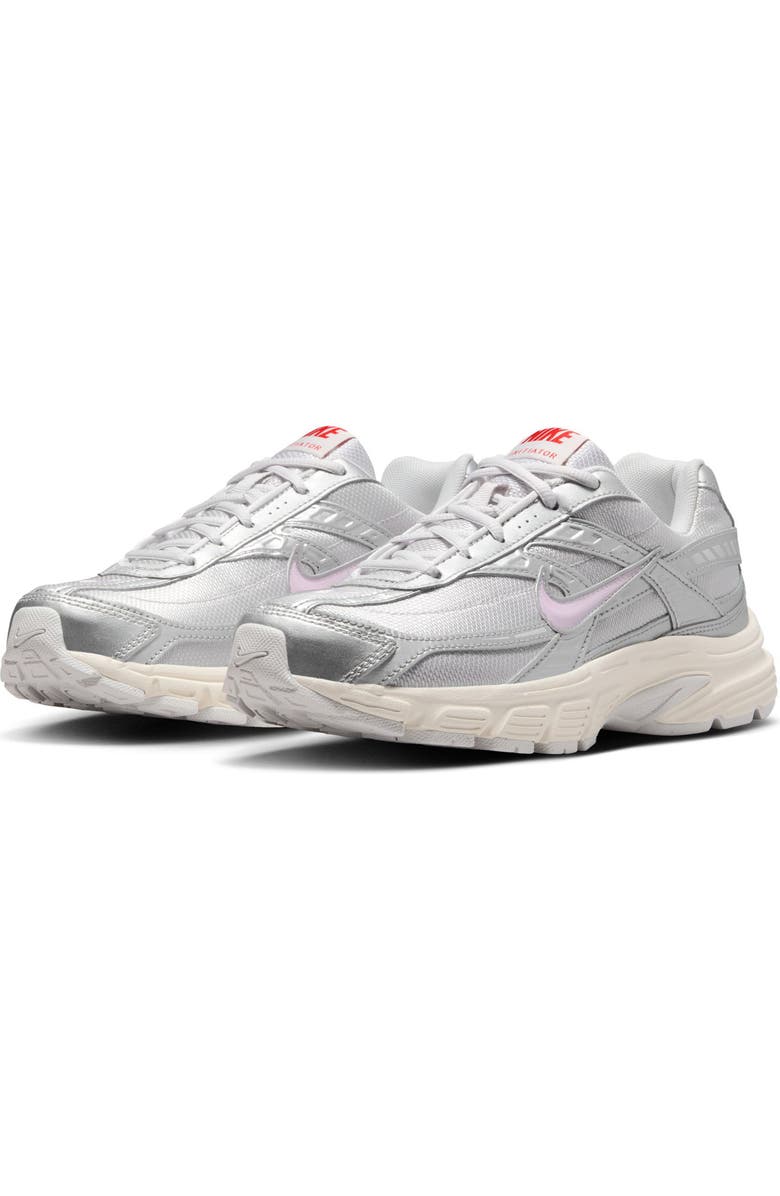 Nike Initiator Running Shoe, Main, color, Grey/ Pink/ Silver