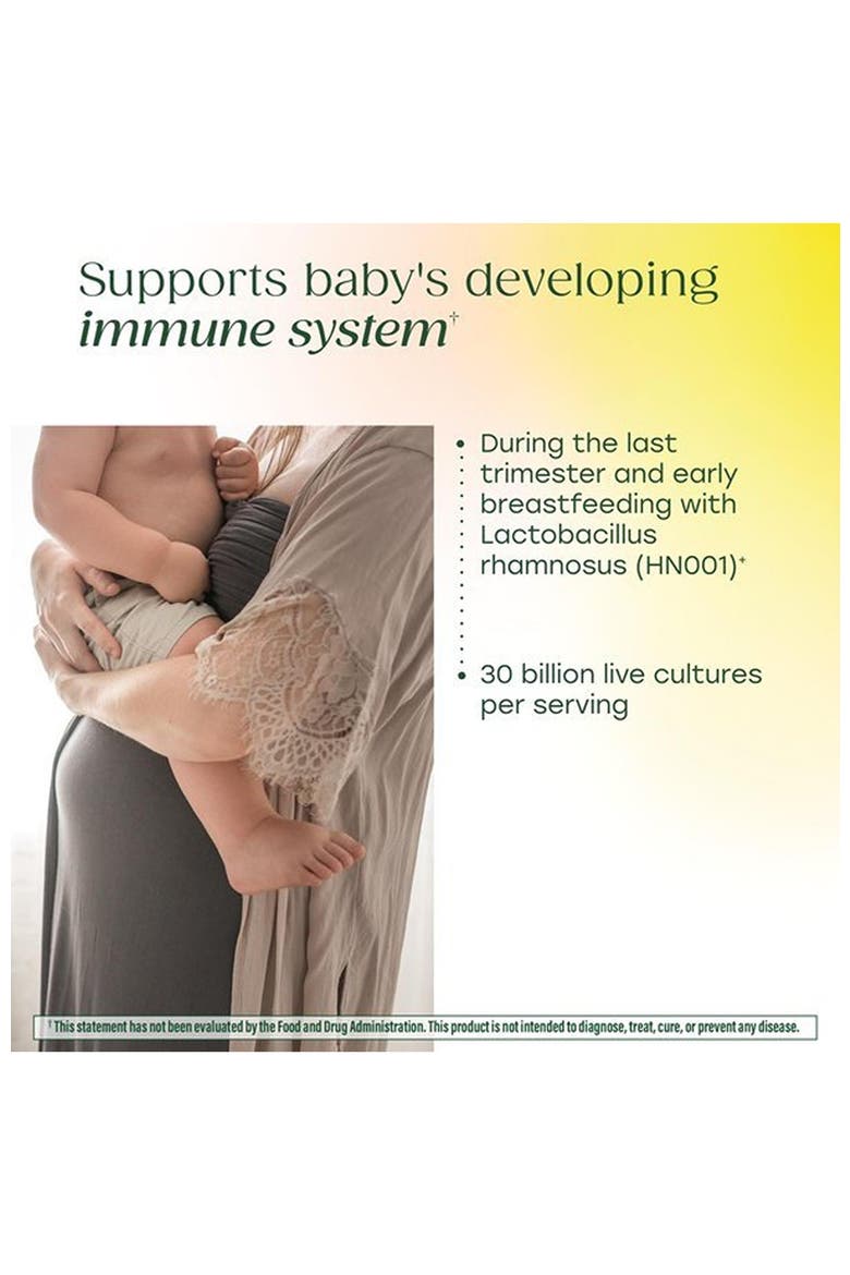 Baby & Me 2 Prenatal Prebiotic + Probiotic for Women & Developing Baby, 30 Billion CFU, 60 Capsules, Alternate, color, None
