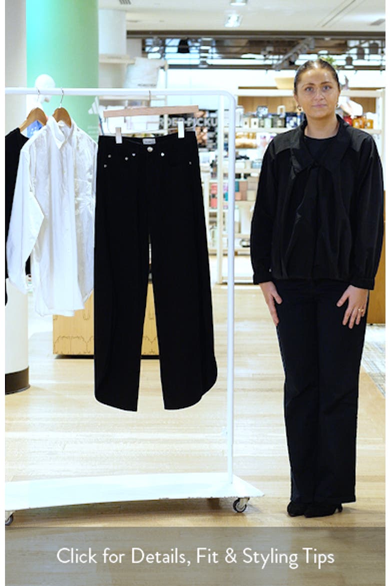 Rori Mid Rise Wide Barrel Leg Jeans video