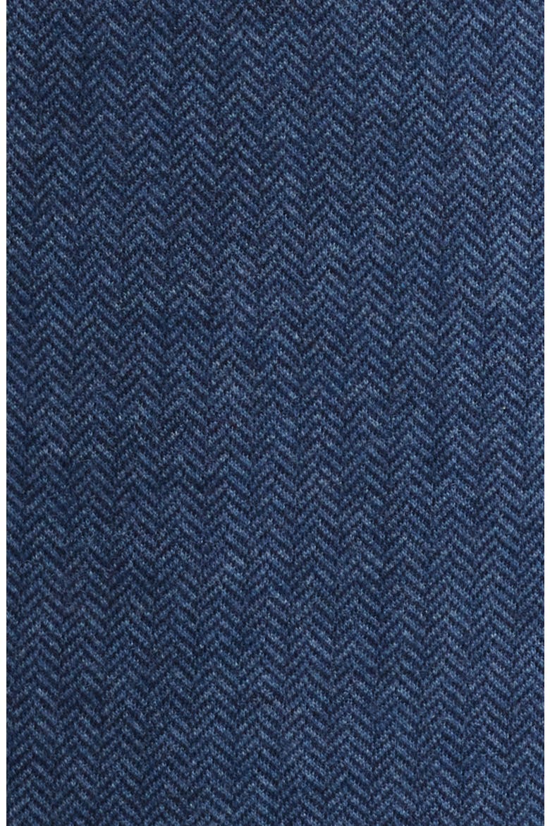 Rubin Herringbone Quarter Zip, Alternate, color, NAVY