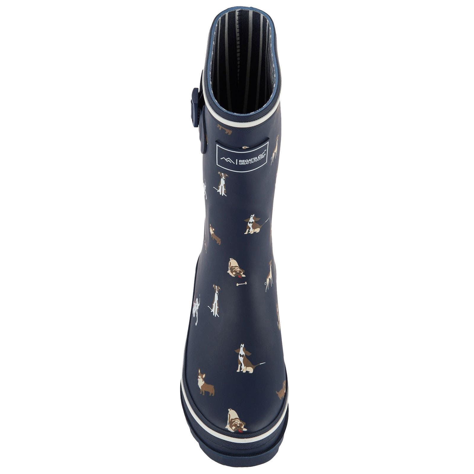 Amelia Dogs Galoshes, Alternate, color, Navy