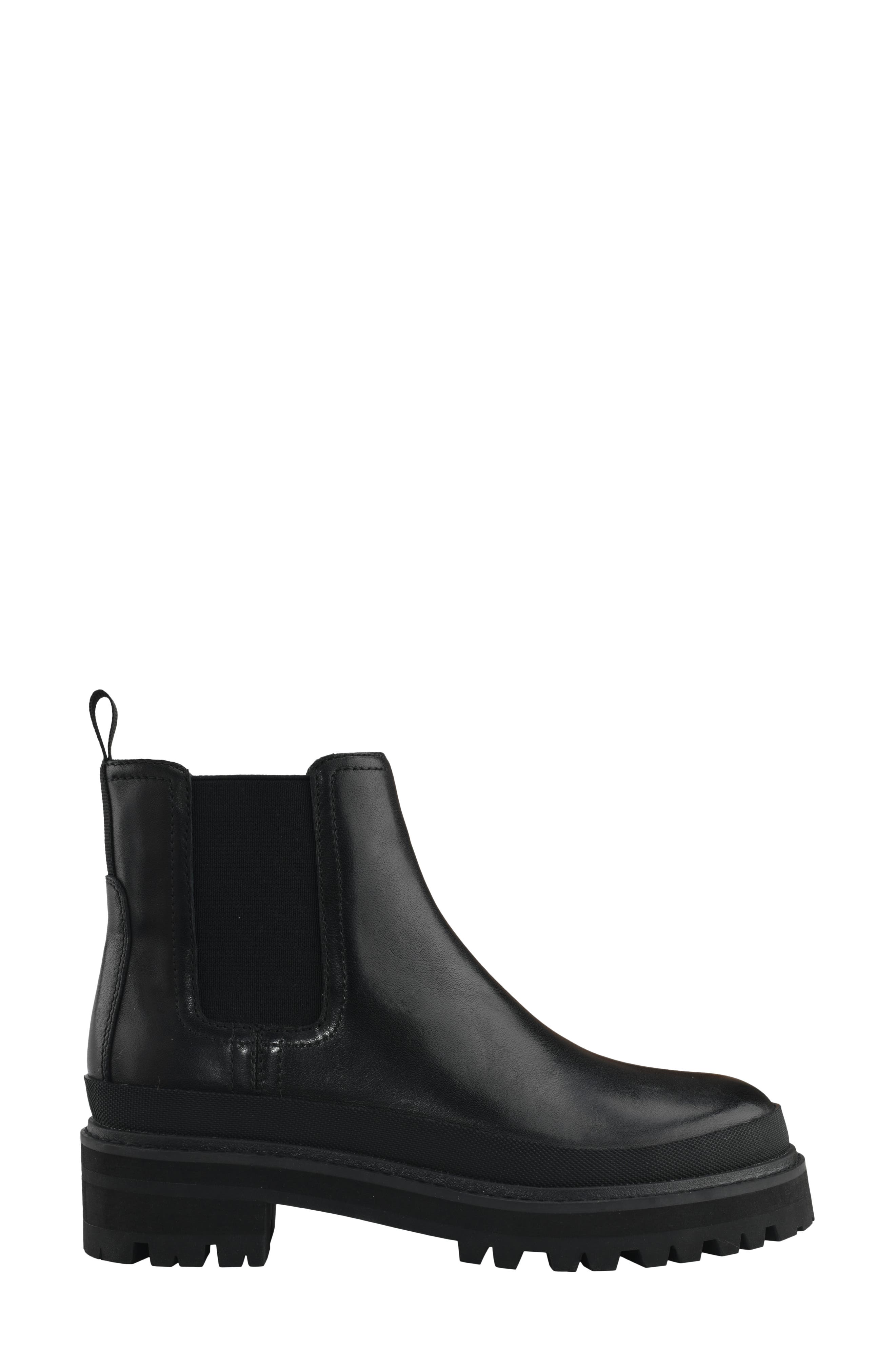 Calvin Klein Beana Lug Sole Chelsea Boot, Alternate, color, 