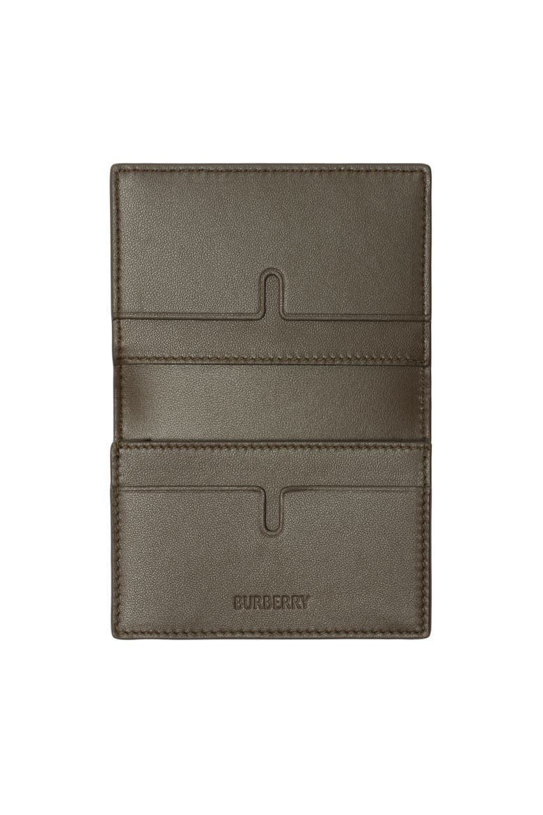 Check Folding Card Case, Alternate, color, Sand beige