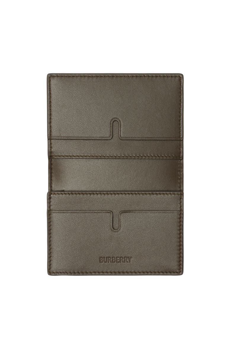 Burberry Check Folding Card Case, Alternate, color, Sand