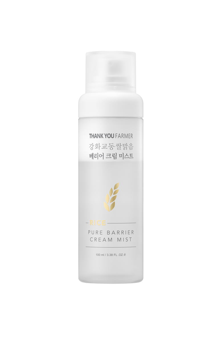 THANK YOU FARMER Rice Pure Barrier Cream Mist, Main, color, Beige
