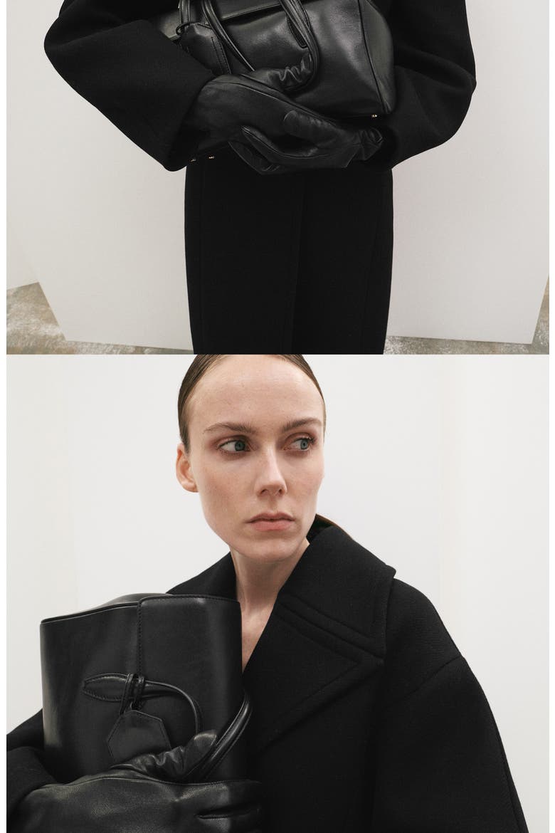 Wool Coat, Alternate, color, BLACK