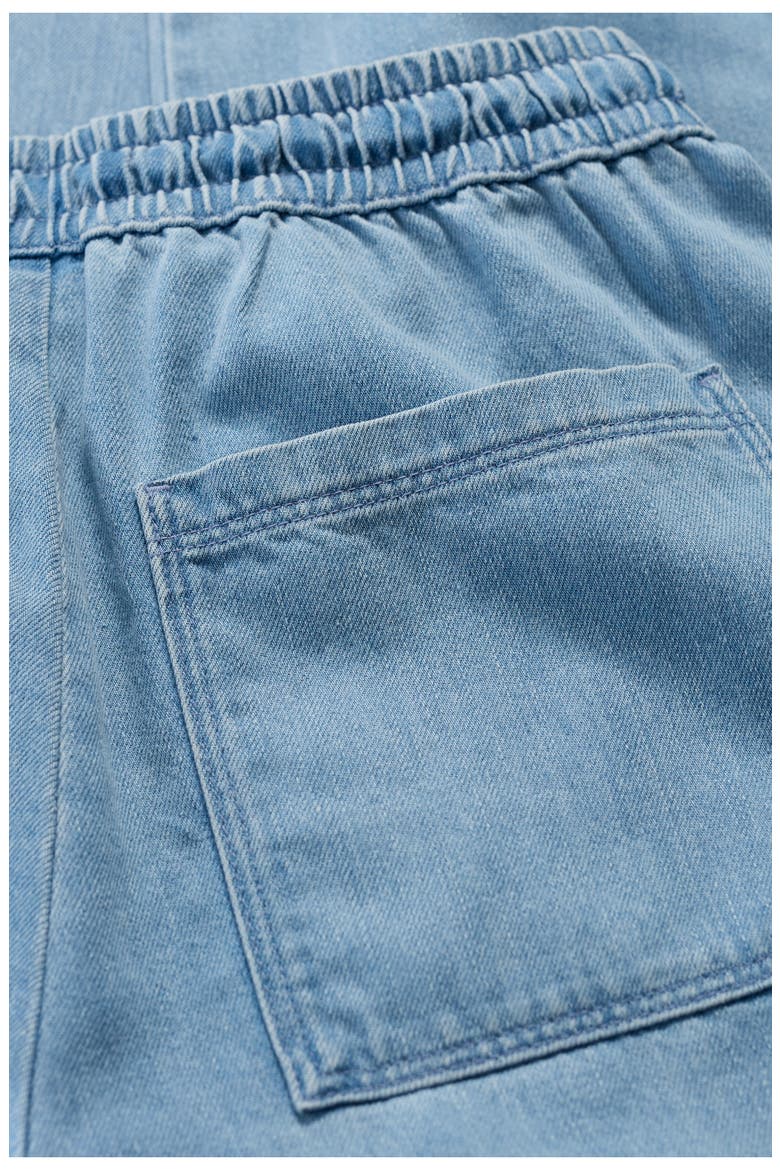Sholl Drawstring Denim Pants, Alternate, color, LIGHT WASH