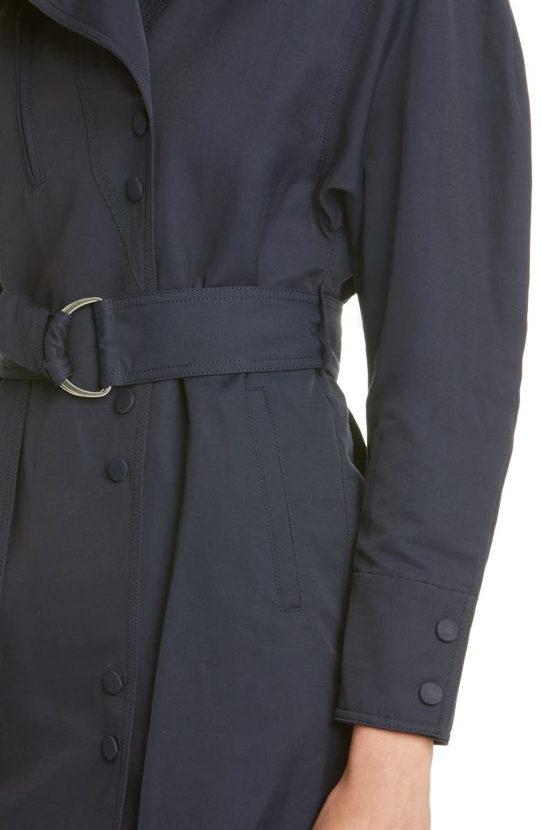 Stella McCartney Twill Coat Dress, Alternate, color, 