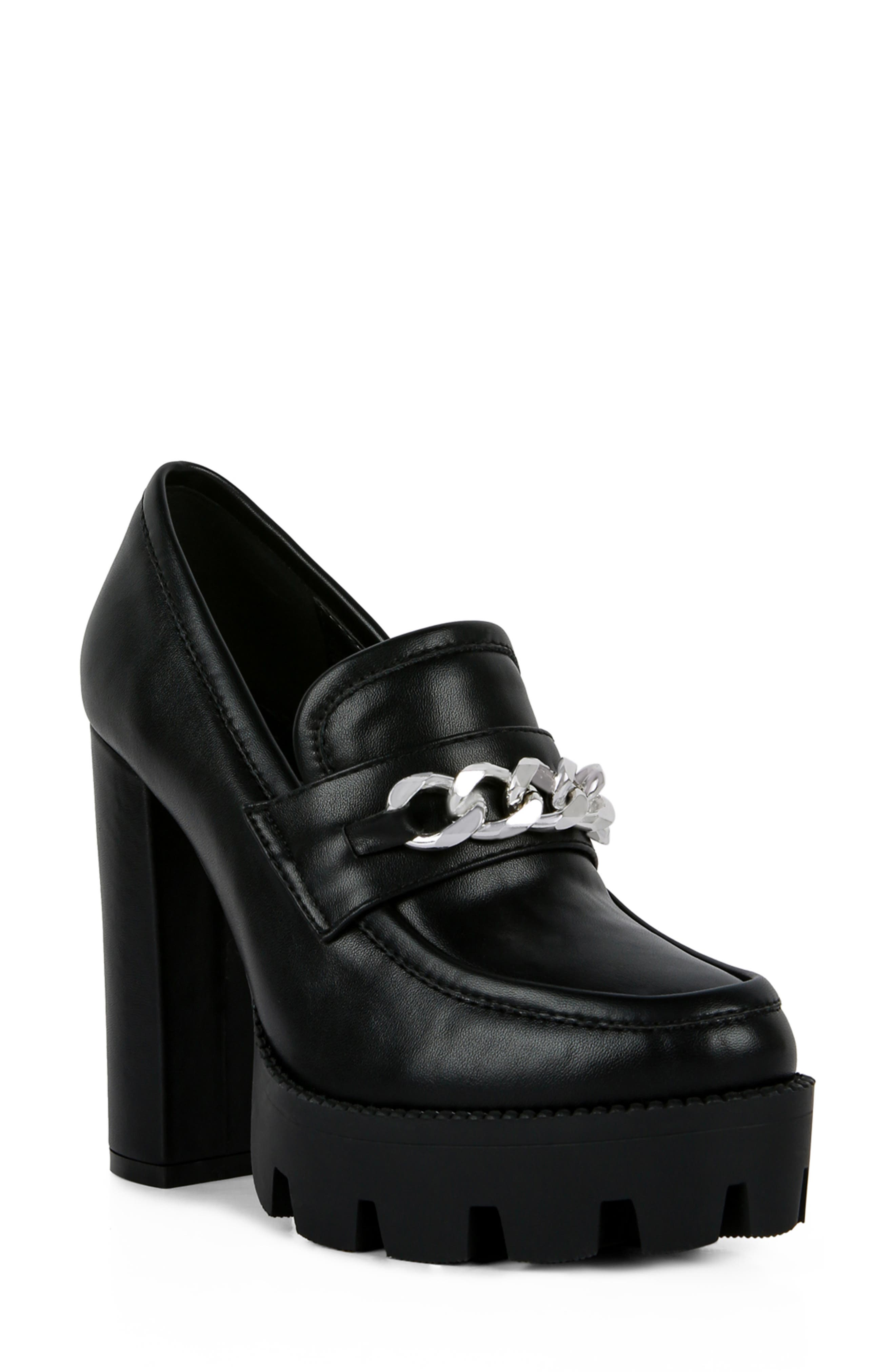 LONDON RAG Y2K Chunky Lug Platform Pump