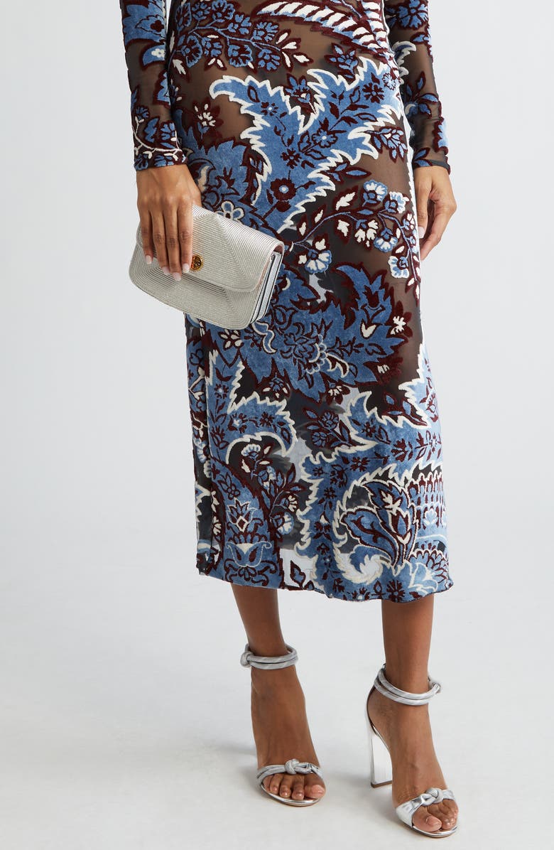 Etro Essential Raffia Crossbody Bag, Alternate, color,