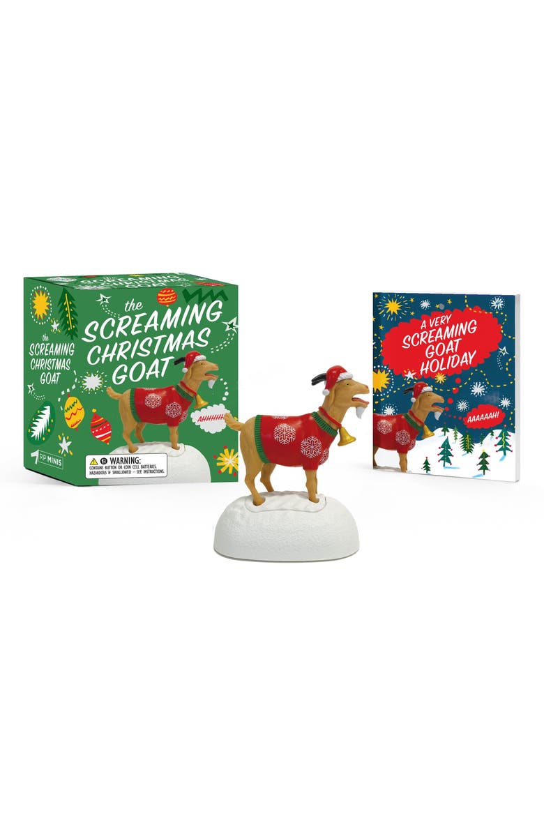 Hachette Books 'The Screaming Christmas Goat' Kit, Main, color, Red Multi