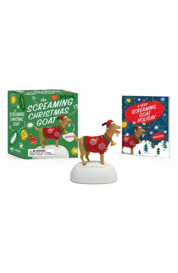 Hachette Books 'the Screaming Christmas Goat' Kit In Multi