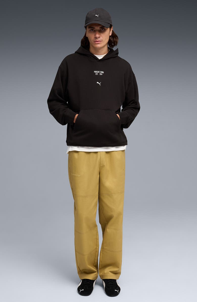 PUMA Porsche League Graphic Hoodie, Alternate, color, Puma Black