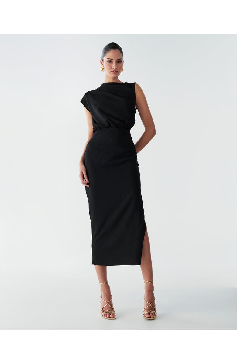 BWLDR Alias Midi Dress, Alternate, color, Black