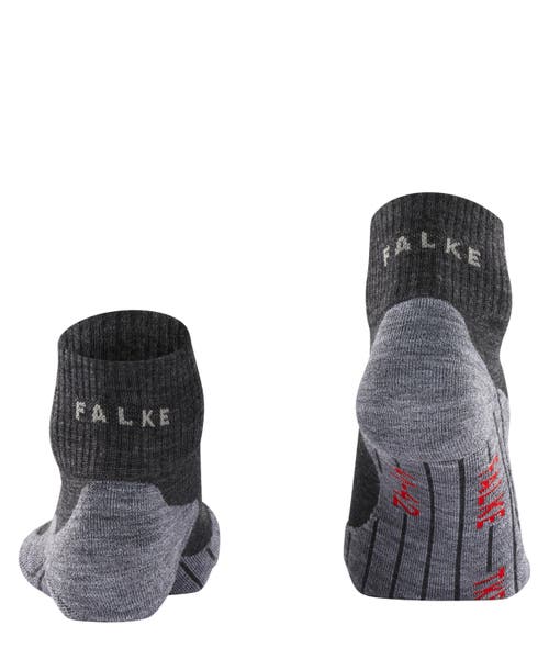 Falke Tk5 Wander Short Hiking Socks In Black