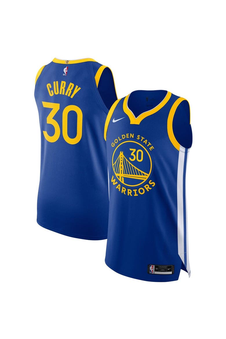 Men's Nike Stephen Curry Royal Golden State Warriors Authentic Jersey - Icon Edition, Main, color, Royal