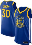 Nike Men's Nike Stephen Curry Royal Golden State Warriors Authentic Jersey - Icon Edition