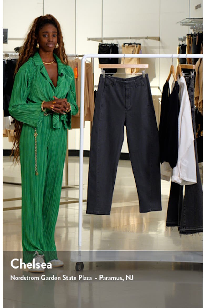 Twisted Leg Cotton Blend Pants video