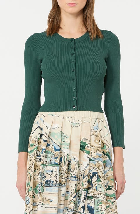 Weekend Tennis Rib Cardigan