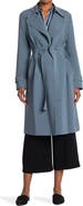 Theory Oaklane Admiral Crepe Trench Coat