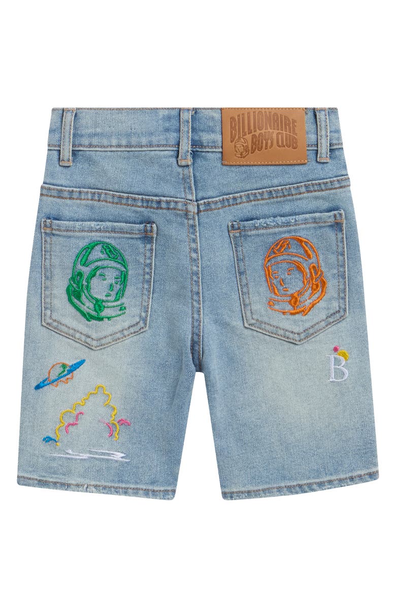 Billionaire Boys Club Kids' Space Sand Denim Shorts, Alternate, color, Zephyr