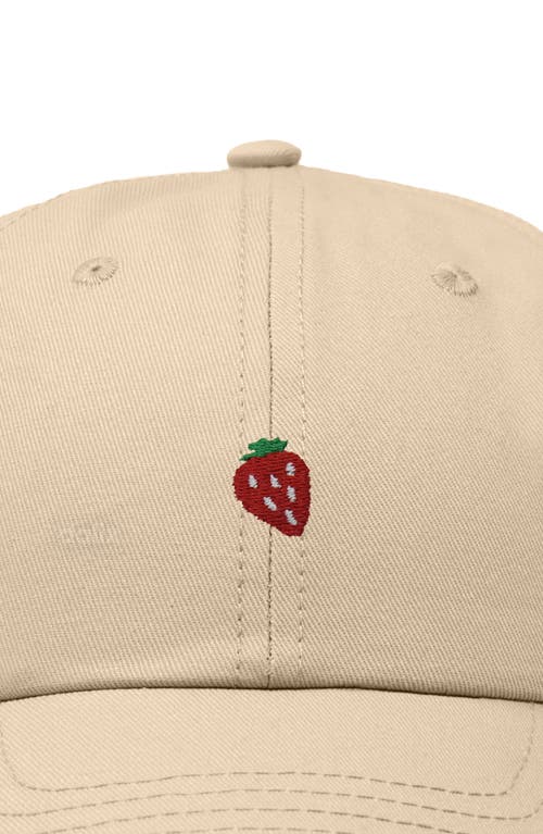 Dalix Lil Strawberry Dad Cap In Brown