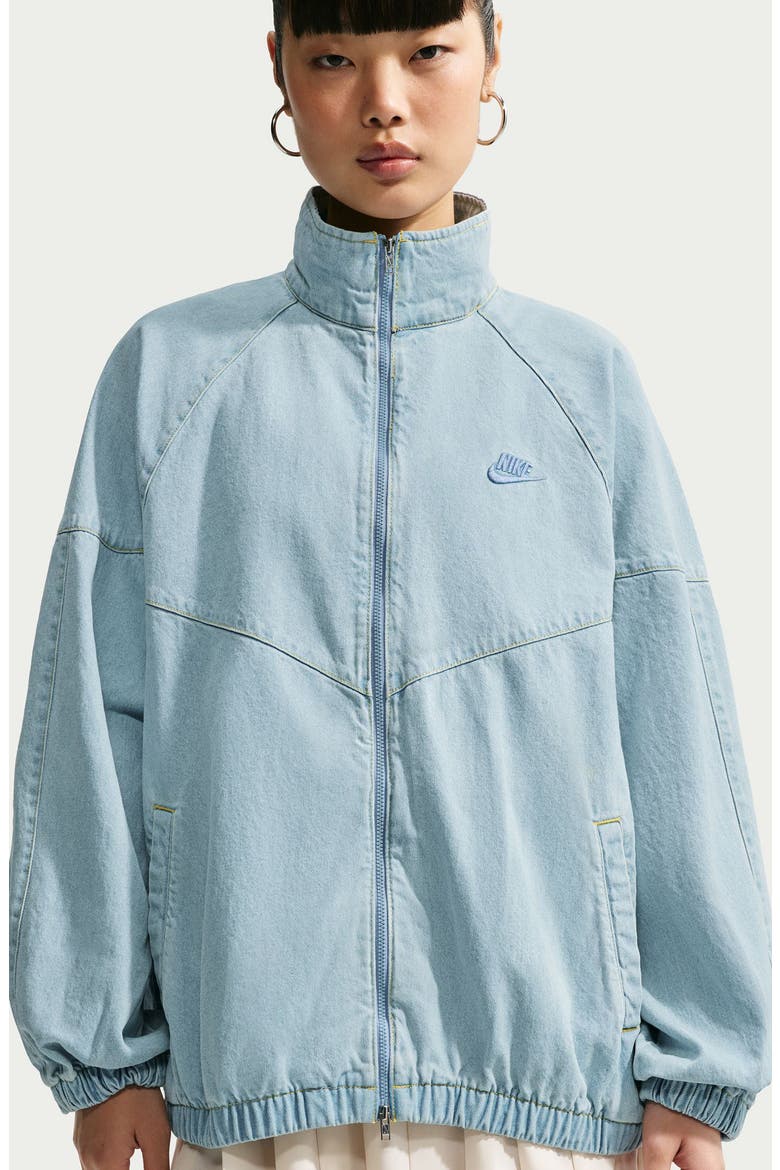Windrunner Denim Jacket, Alternate, color, 440 LTARMB/ WORKBL