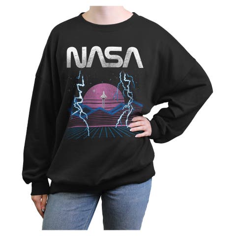 Juniors NASA Retro Shuttle Launch Sweatshirt