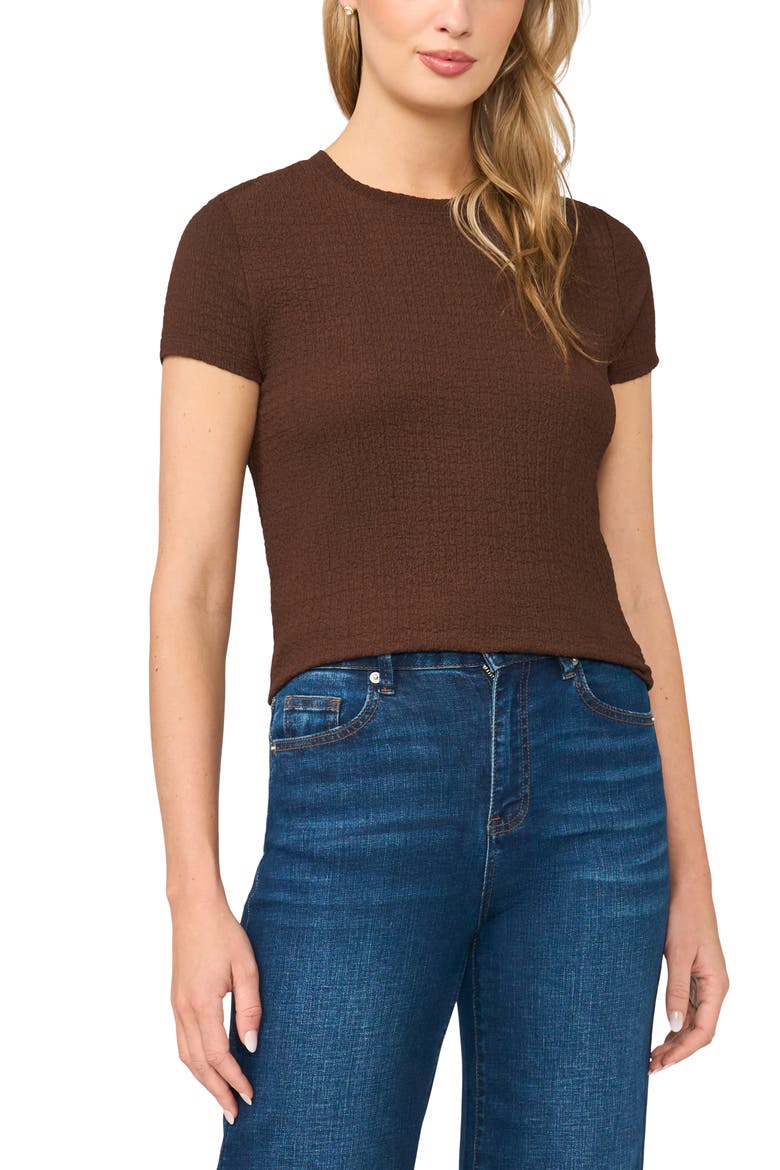 Easy Texture T-Shirt, Main, color, CHICORY COFFEE