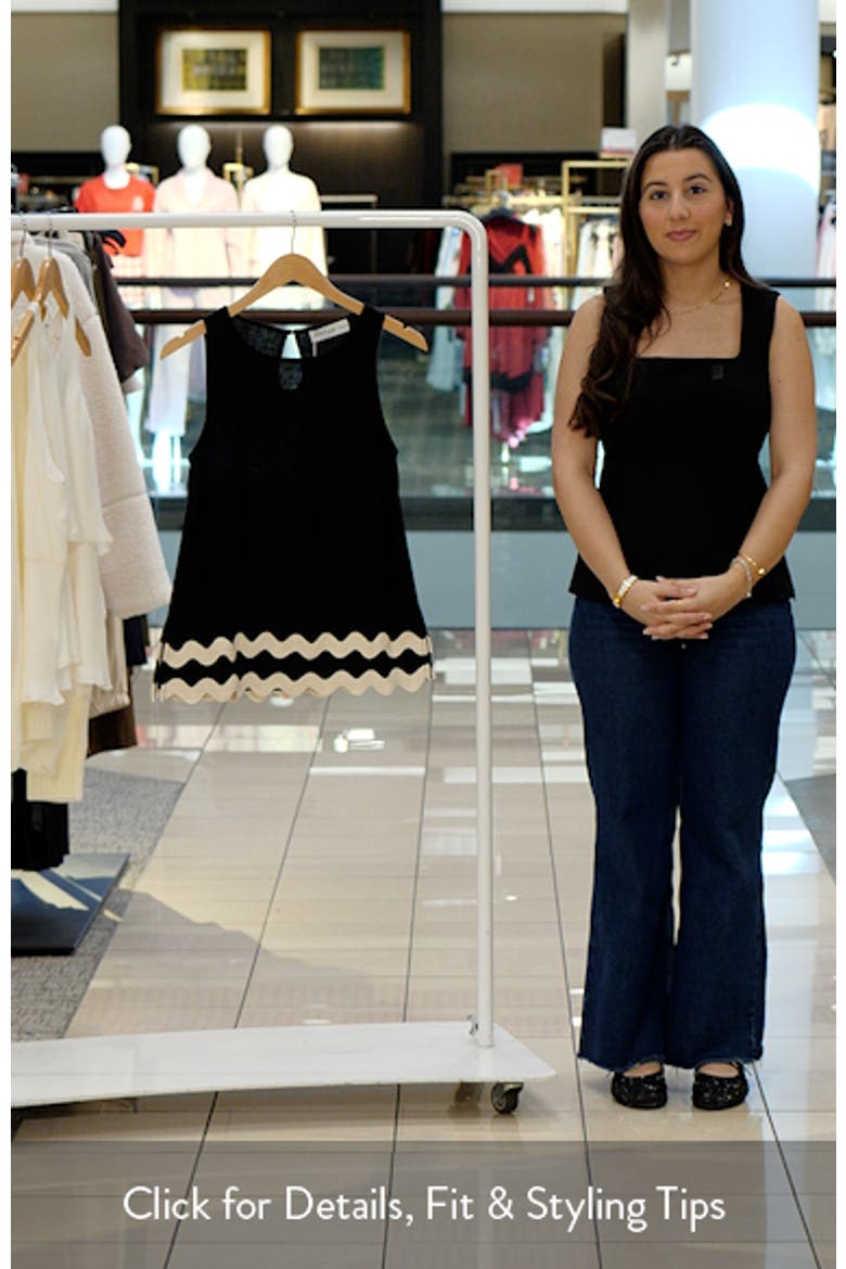 Taliah Embroidered Sleeveless Top video