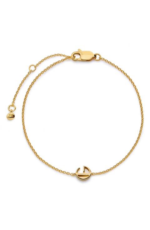 Initial Chain Bracelet