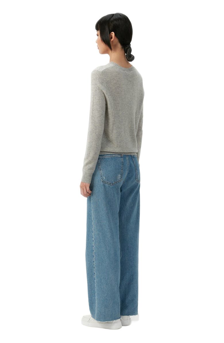 GOBI Mongolian Cashmere $99 Cashmere Hat & Sweater Set, Alternate, color, Dawn Blue