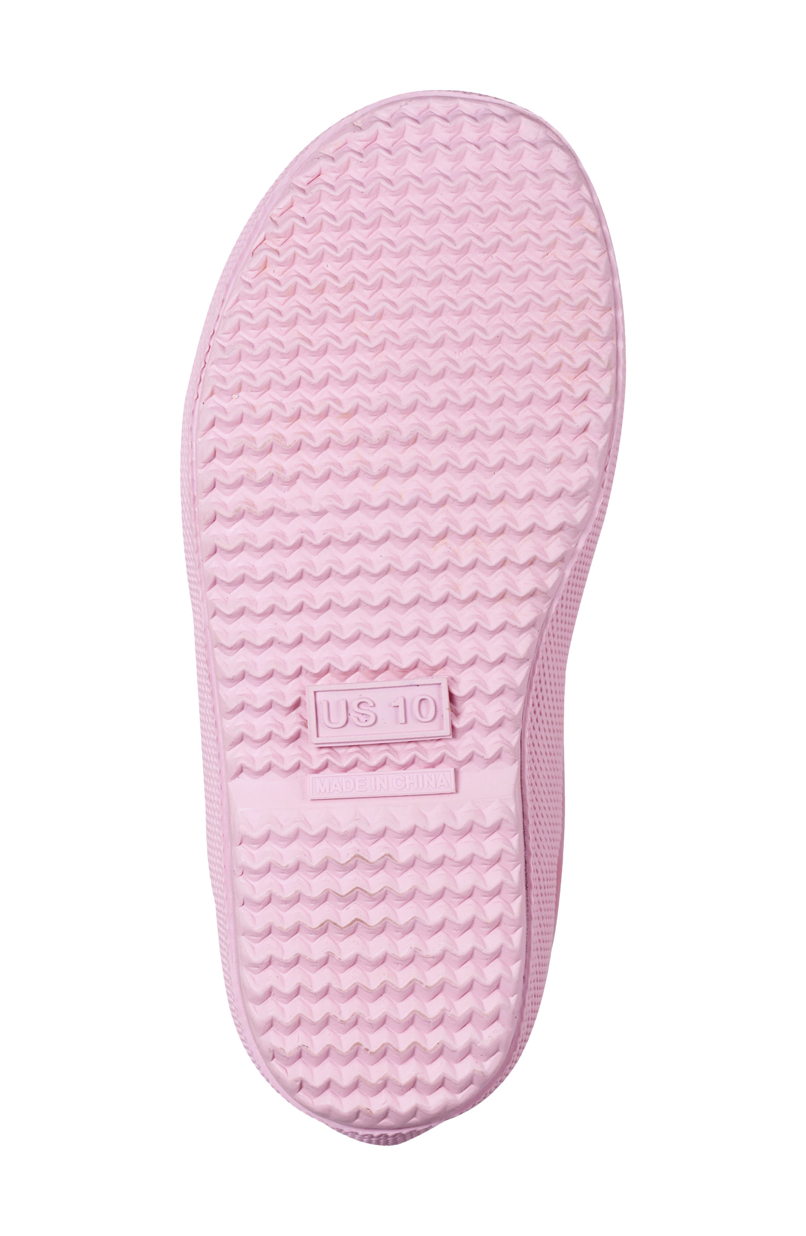 Hunter x LoveShackFancy Kids' First Classic Rain Boot, Alternate, color, Rosa Beaux  Mint Pink